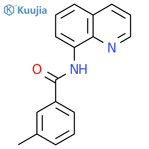 Benzamide, 3-methyl-N-8-quinolinyl- structure
