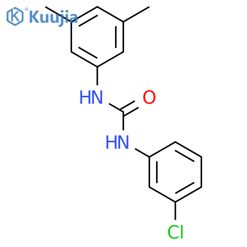 1-(3-chlorophenyl)-3-(3,5-dimethylphenyl)urea structure