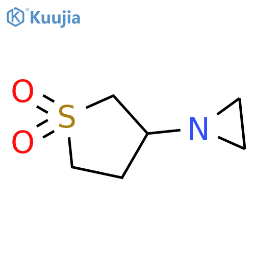 Aziridine,1-(tetrahydro-1,1-dioxido-3-thienyl)- structure