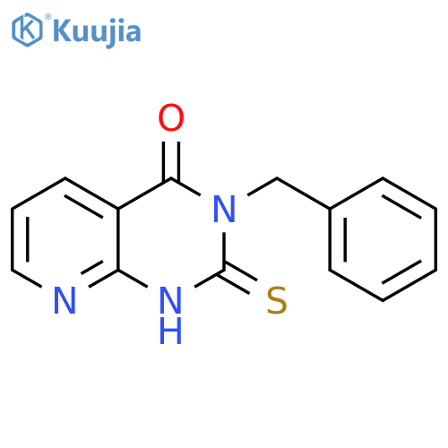 3-benzyl-2-sulfanylidene-1H,2H,3H,4H-pyrido2,3-dpyrimidin-4-one structure