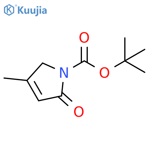 2,5-dihydro-4-methyl-2-oxo-1H-Pyrrole-1-carboxylic acid 1,1-dimethylethyl ester structure