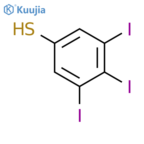 Benzenethiol, 3,4,5-triiodo- structure