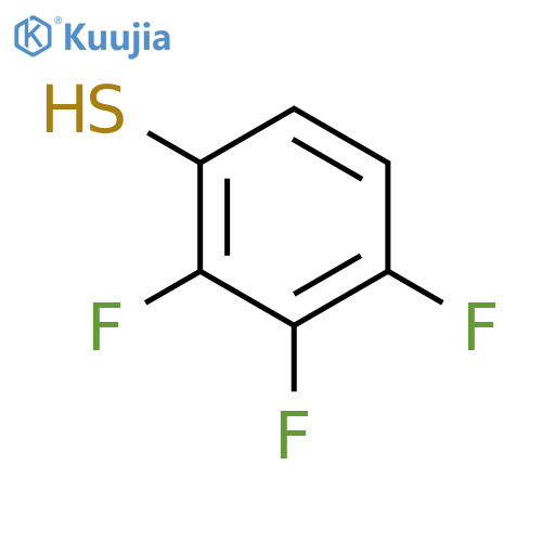 2,3,4-trifluorobenzene-1-thiol structure