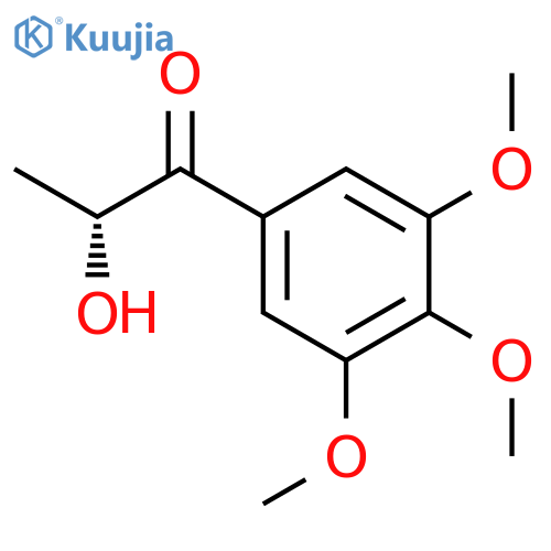 1-Propanone, 2-hydroxy-1-(3,4,5-trimethoxyphenyl)-, (2R)- structure