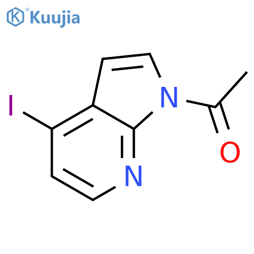 4-Iodo-1-Acetyl-7-Azaindole structure