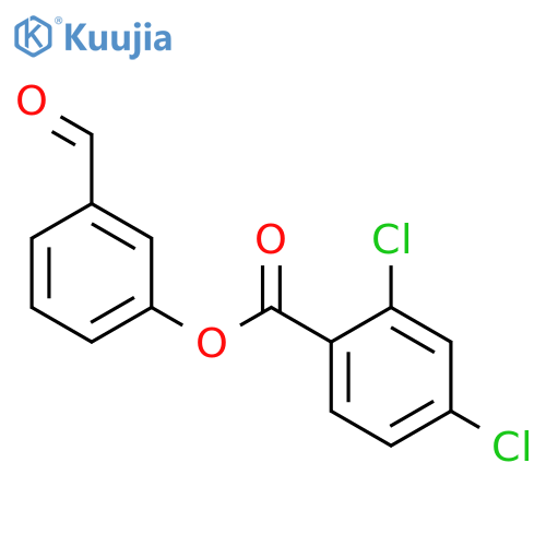 3-Formylphenyl 2,4-dichlorobenzoate structure