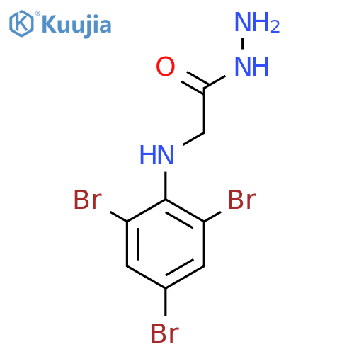 2-(2,4,6-Tribromophenyl)aminoacetohydrazide structure