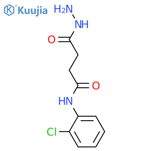 N-(2-Chlorophenyl)-4-hydrazino-4-oxobutanamide structure