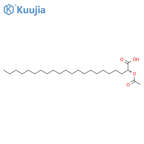 DOCOSANOIC ACID, 2-(ACETYLOXY)-, (2R)- structure