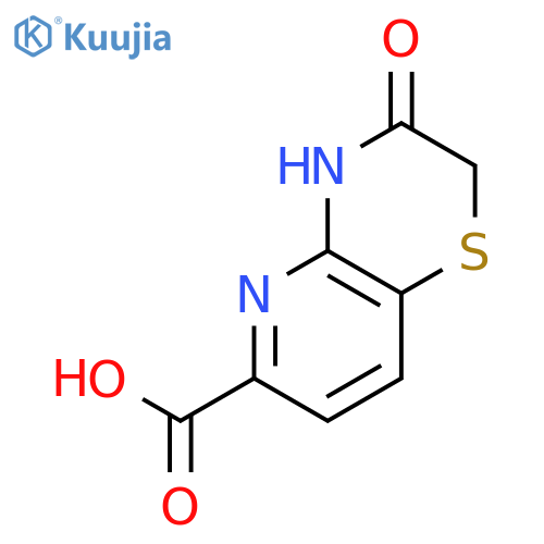 3-Oxo-3,4-dihydro-2H-pyrido[3,2-b][1,4]thiazine-6-carboxylic acid structure