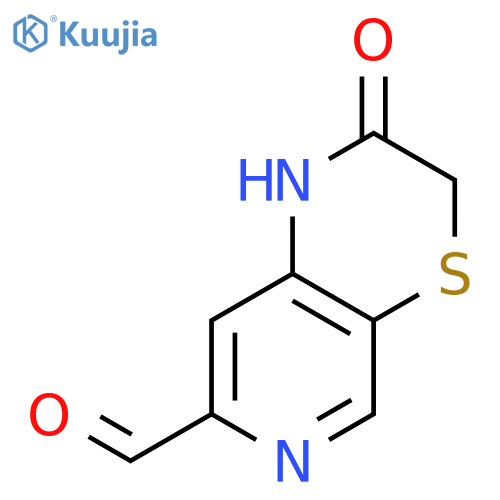 2-oxo-2,3-dihydro-1H-pyrido[3,4-b][1,4]thiazine-7-carbaldehyde structure