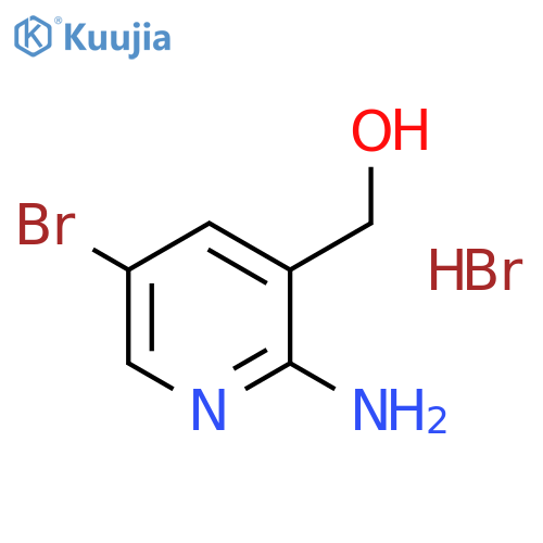 2-Amino-5-bromo-3-(hydroxymethyl)pyridine hydrobromide structure