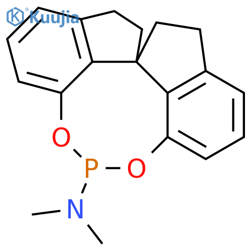 (11AR)-(+)-10,11,12,13-TETRAHYDRODIINDENO[7,1-DE:1',7'-FG][1,3,2]DIOXAPHOSPHOCIN-5-DIMETHYLAMINE structure