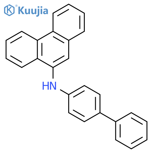 N-(4-Biphenylyl)-9-phenanthrenamine structure