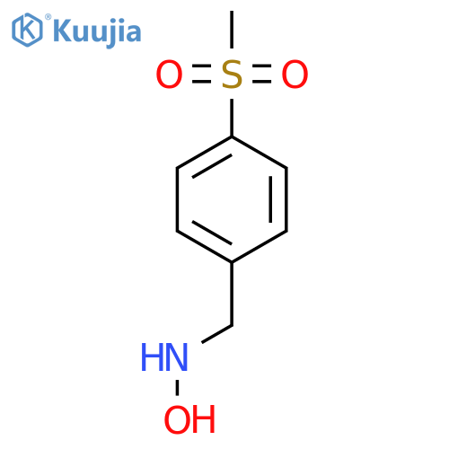 N-(4-methanesulfonylphenyl)methylhydroxylamine structure