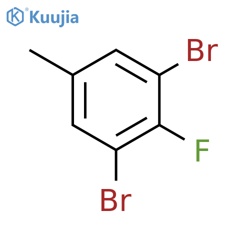 3,5-Dibromo-4-fluorotoluene structure