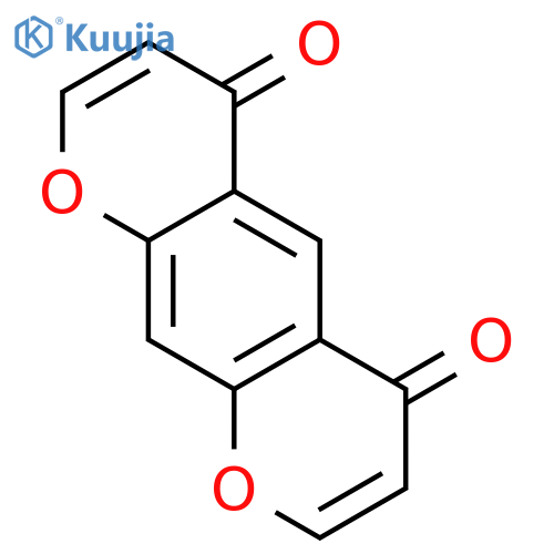 4H,6H-BENZO[1,2-B:5,4-B']DIPYRAN-4,6-DIONE structure