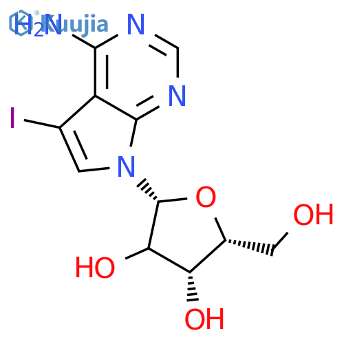 7-Iodo-7-deaza-D-guanosine structure