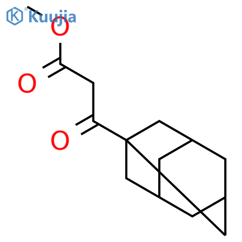 Tricyclo[3.3.1.13,7]decane-1-propanoic acid, β-oxo-, methyl ester structure
