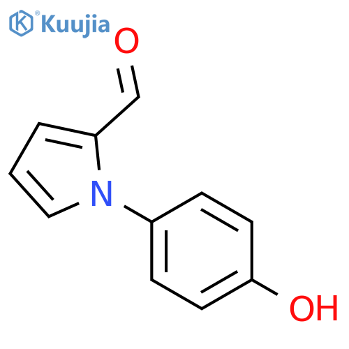 1-(4-HYDROXY-PHENYL)-1H-PYRROLE-2-CARBALDEHYDE structure