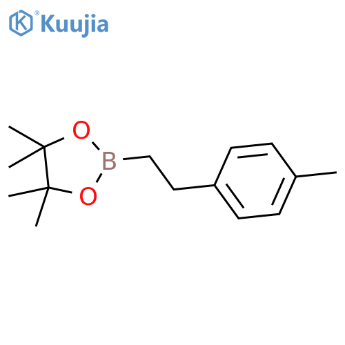 4,4,5,5-Tetramethyl-2-[2-(4-methylphenyl)ethyl]-1,3,2-dioxaborolane structure