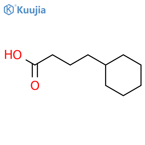 4-cyclohexylbutanoic acid structure