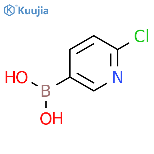 2-Chloropyridine-5-boronic acid structure