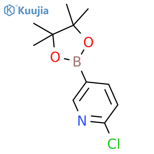 2-Chloro-5-(4,4,5,5-tetramethyl-1,3,2-dioxaborolan-2-yl)pyridine structure