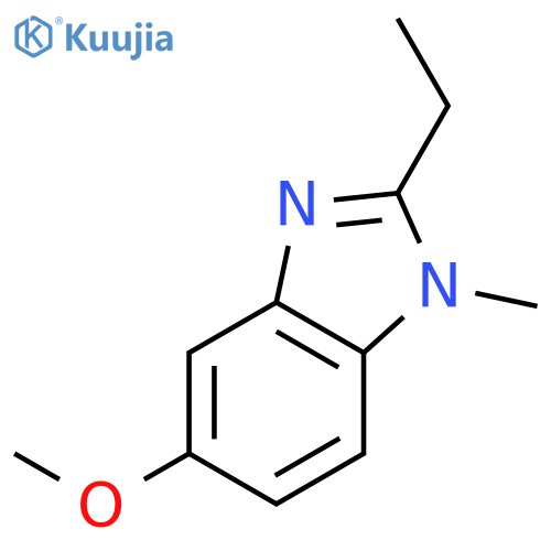 1H-Benzimidazole,2-ethyl-5-methoxy-1-methyl-(9CI) structure