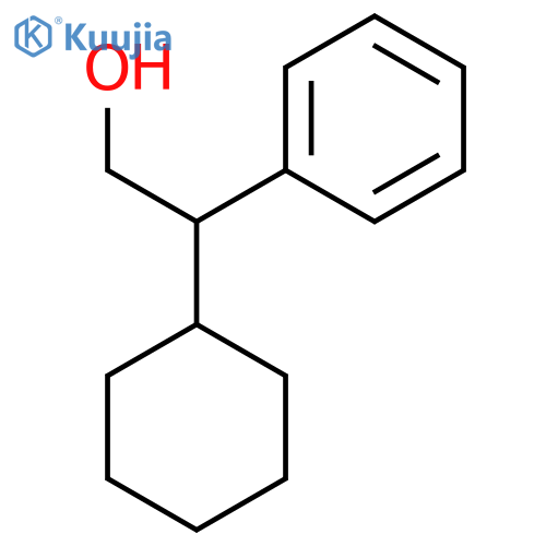 2-cyclohexyl-2-phenylethanol structure