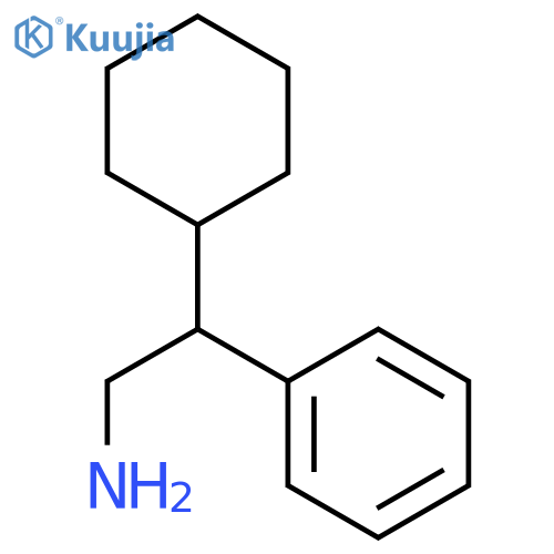 2-cyclohexyl-2-phenylethanamine structure