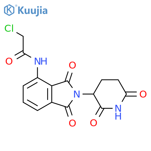 2-chloro-N-2-(2,6-dioxopiperidin-3-yl)-1,3-dioxo-2,3-dihydro-1H-isoindol-4-ylacetamide structure