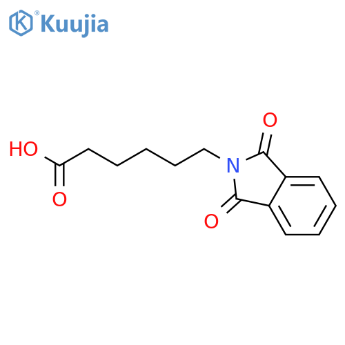 6-(1,3-dioxo-2,3-dihydro-1H-isoindol-2-yl)hexanoic acid structure