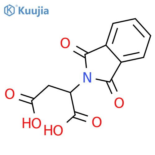 2-(1,3-Dioxo-1,3-dihydro-2H-isoindol-2-yl)succinic acid structure