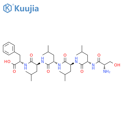 L-Phenylalanine, L-seryl-L-leucyl-L-leucyl-L-leucyl-L-leucyl- structure