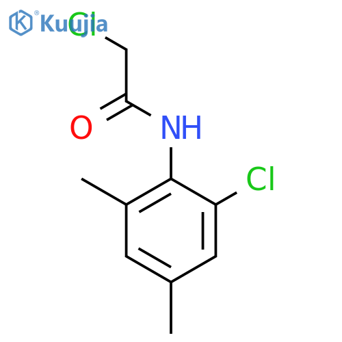 2-CHLORO-N-(2-CHLORO-4,6-DIMETHYLPHENYL)ACETAMIDE structure