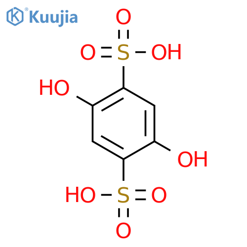 2,5-dihydroxybenzene-1,4-disulfonic acid structure