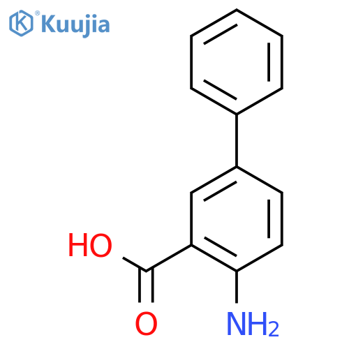 4-amino-1,1'-biphenyl-3-carboxylic acid structure