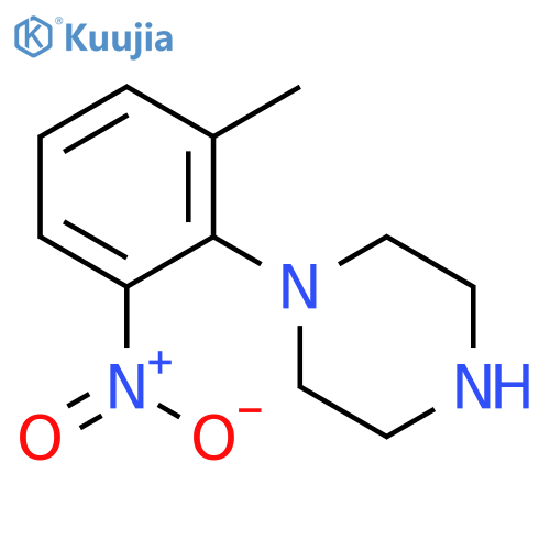 1-(2-methyl-6-nitrophenyl)piperazine structure