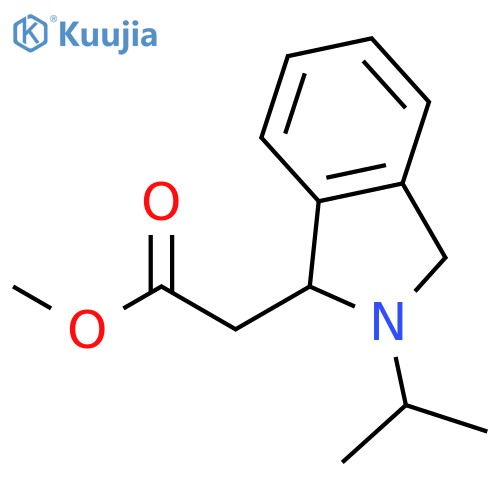 1H-Isoindole-1-acetic acid, 2,3-dihydro-2-(1-methylethyl)-, methyl ester structure