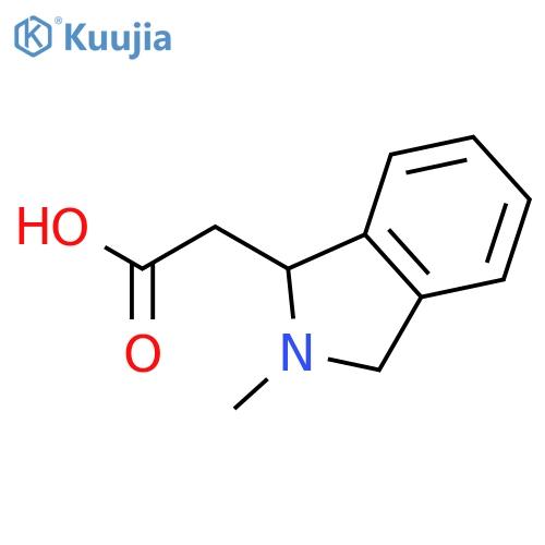 1H-Isoindole-1-acetic acid, 2,3-dihydro-2-methyl- structure