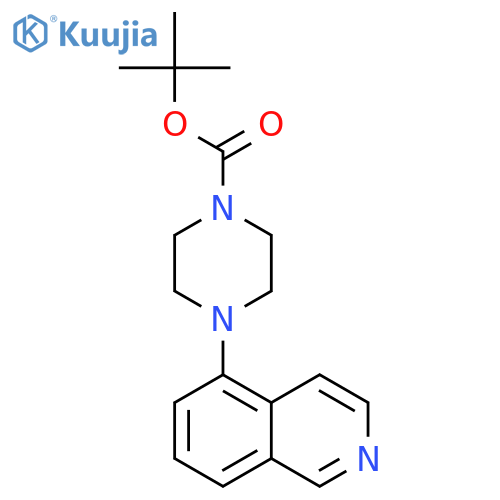 tert-Butyl 4-(isoquinolin-5-yl)piperazine-1-carboxylate structure
