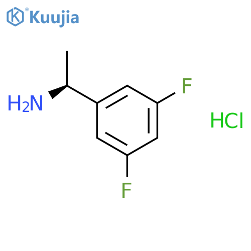 (αS)-3,5-Difluoro-α-methylbenzenemethanamine structure