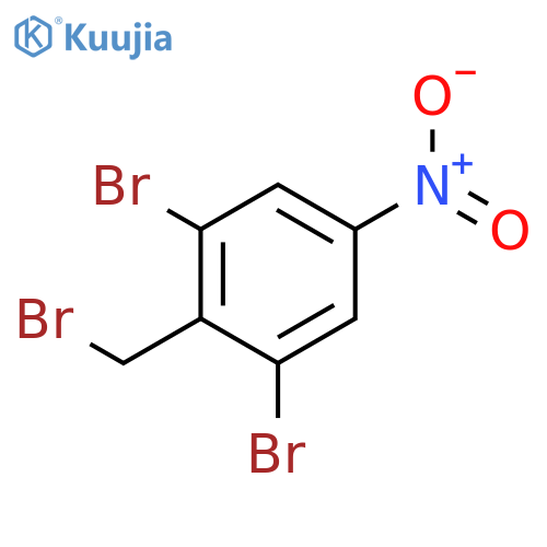 Benzene, 1,3-dibromo-2-(bromomethyl)-5-nitro- structure