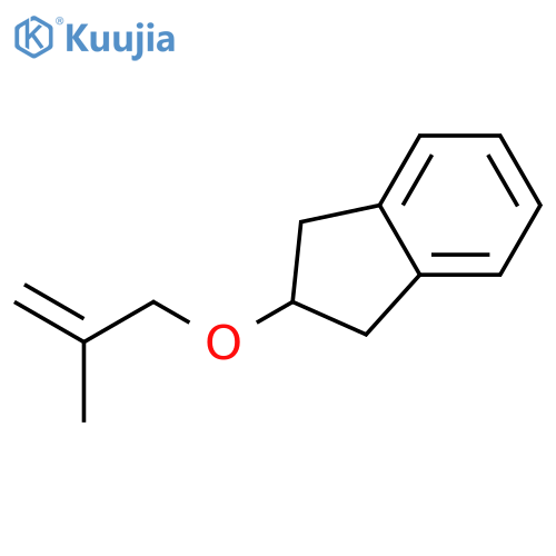 1H-Indene, 2,3-dihydro-2-[(2-methyl-2-propenyl)oxy]- structure