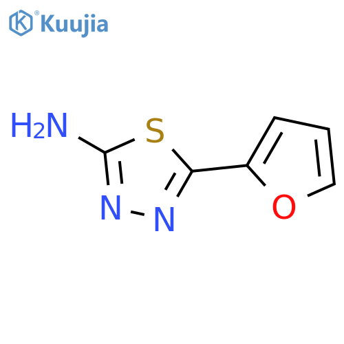 5-(Furan-2-yl)-1,3,4-thiadiazol-2-amine structure