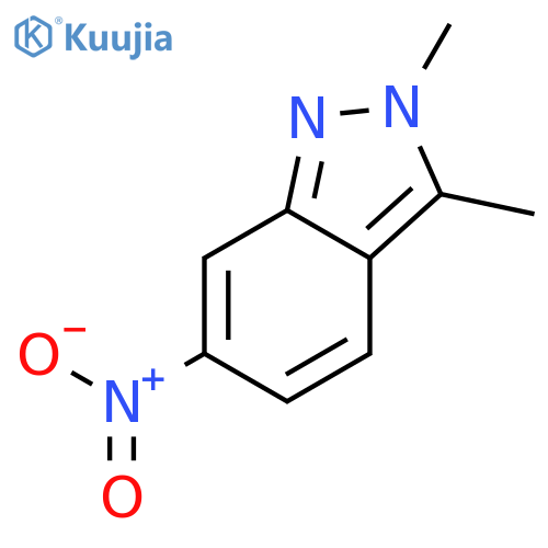 2,3-dimethyl-6-nitro-indazole structure