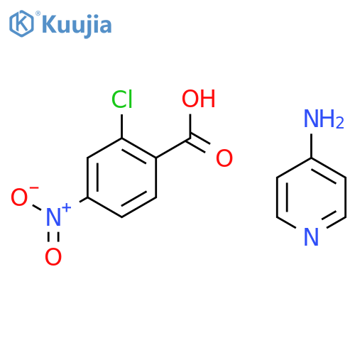 Benzoic acid, 2-chloro-4-nitro-, compd. with 4-pyridinamine (1:1) structure