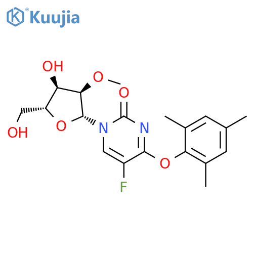 5-Fluoro-O4-(2,4,6-trimethylphenyl)-2'-O-methyluridine structure