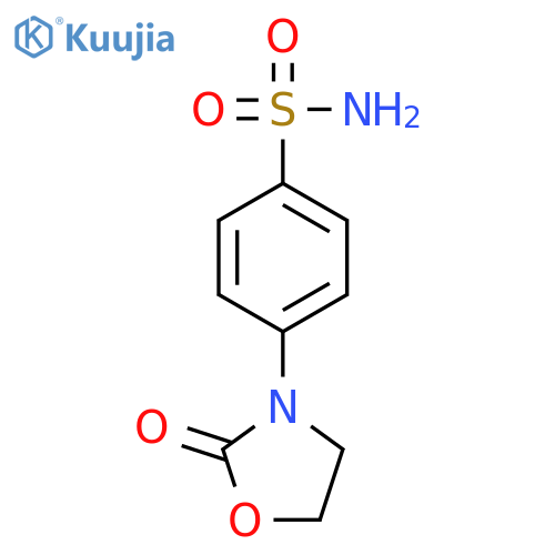 4-(2-oxo-1,3-oxazolidin-3-yl)benzene-1-sulfonamide structure